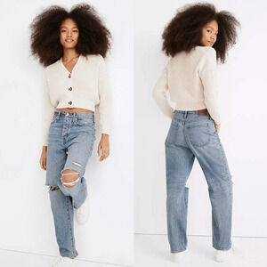 Madewell The Dadjean Destroyed Edition Jeans Dustin Wash Size‎ 27